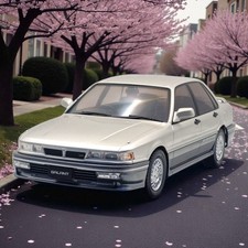 Mitsubishi Galant VR-4 1987 silber Modellauto 1:18 ixo models