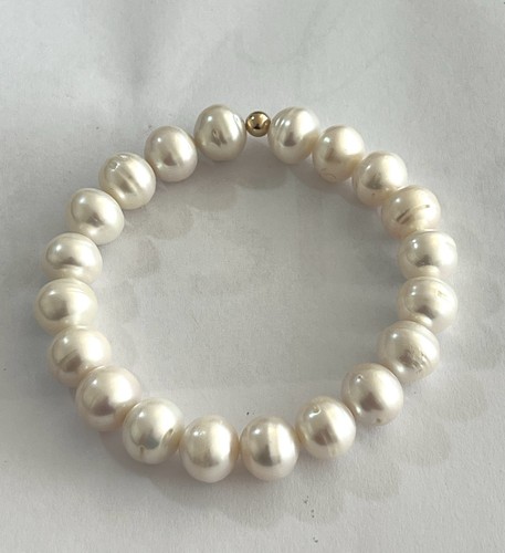 Zuchtperlen armband weiß - armband,