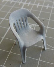 6 einzelne Stapelstühle 1/18