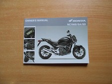  Owner´s manual  HONDA NC 700 S / SA / SD (RC61) Modelljahr 2013