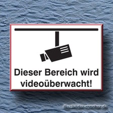📹 Videoüberwachung Schild