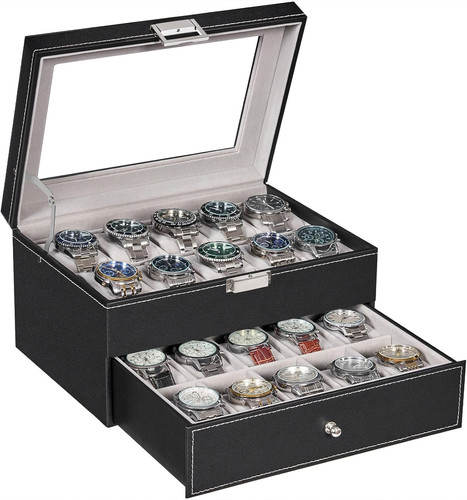 Uhrenbox fächer herren - 20,