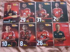 Autogramm Karten Satz. 8 St