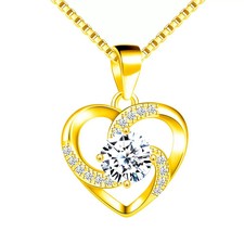 Damen Halskette Herz Gold