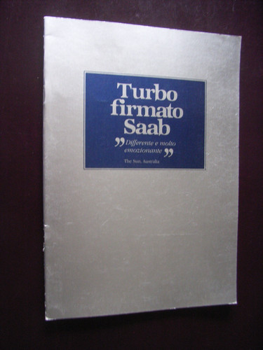 Saab 900 turbo prospekt - prospekt, /