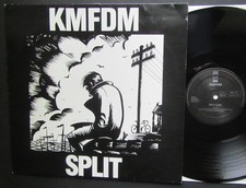 KMFDM, Split, RARE 12" Vinyl, House EBM Techno Hard Rock, Wax Trax! Europe