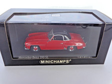 Minichamps 1:43; Mercedes Benz 190 SL Hardtop rot schwarz 1955 in OVP