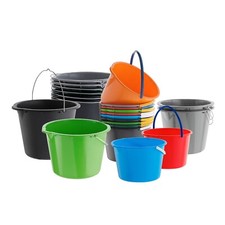 Eimer 6 / 12 / 20 Liter mit Bügel mit Ausgießtülle Lebensmittelecht