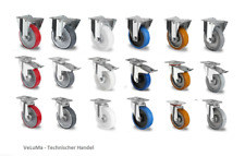 Transportrollen Möbelrollen Lenkrollen Schwerlastrollen 80 100 125 160 200 mm