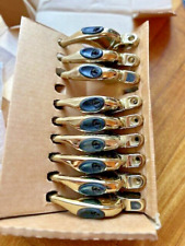 9 Stück Messing gekröpft