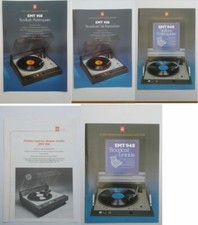 Original EMT 948 or EMT 938 Prospekt Brochure NEW NEU German/English/Français 