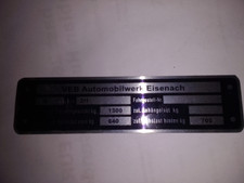 GDR VEB Eisenach Wartburg