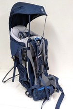 Deuter Kid Comfort Kindertrage Kraxe inkl. Kid Comfort Sun Roof & Foot Loops