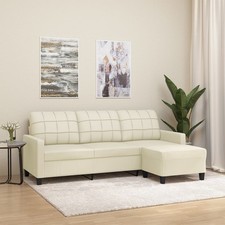 Kunstleder 3-Sitzer Sofa mit