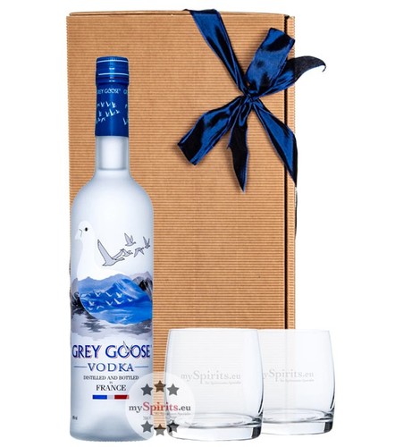 Geschenk set grey goose vodka - geschenk-set:,