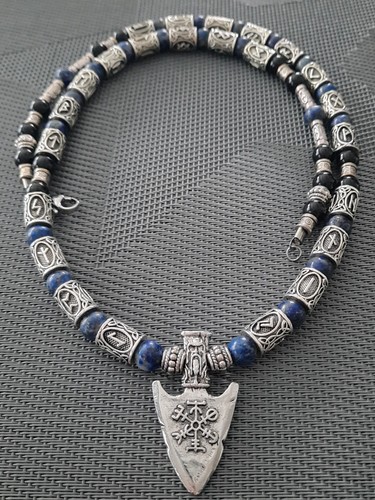 Schwarz blau silber - blau,