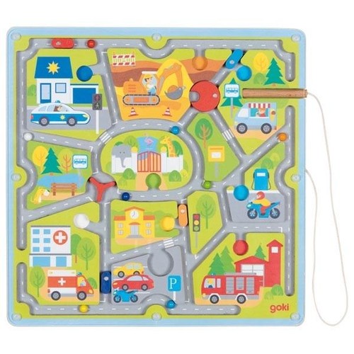 Magnetlabyrinth kleine stadt - magnetlabyrinth,
