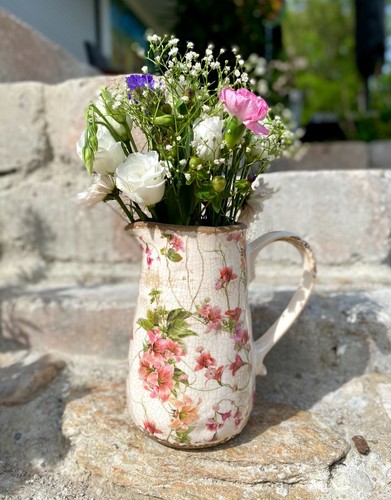 Krug kanne vase 23cm - kanne,