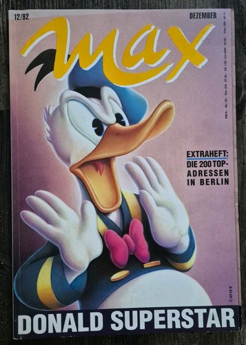 Max magazin 1992 donald - max,