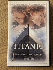 James Cameron: TITANIC mit Leonardo diCaprio + Kate Winslet, Original VHS 1998