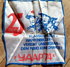 DDR Gedenktuch 25 Jahre DDR -