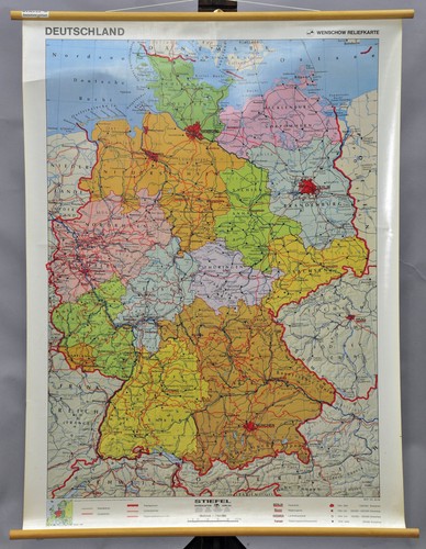 Schulwandkarte deutschland - schulwandkarte,