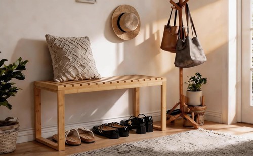 Schuhschrank aus bambus - schuhschrank,