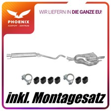 Opel Astra G 1.6 (2003-2004) Fließheck Auspuffanlage Mittel+Endschalldämpfer