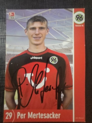 Per mertesacker autogrammkarte - per,
