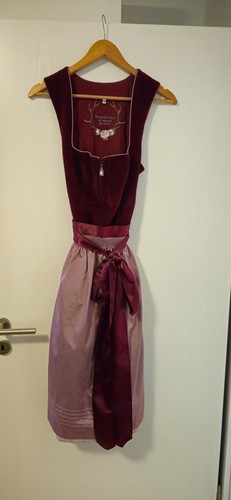 Dirndl rot samt - rot, –