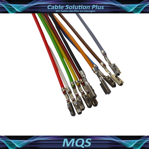 10x buchse kontakt pin - pin, mqs
