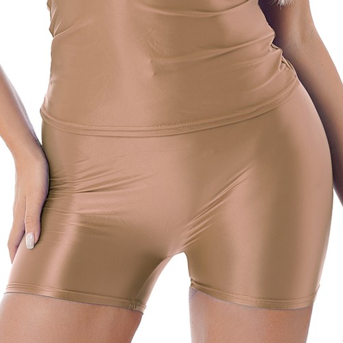 Damen metallic shorts - metallic,