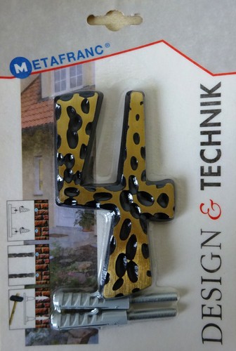 Metafranc hausnummer messing - metafranc,