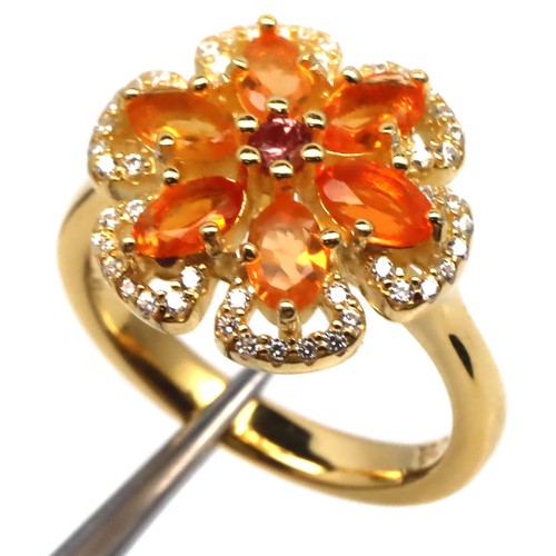 925 silber handmade orange - handmade,