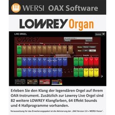 Lowrey Klang OAX V3.0, WERSI