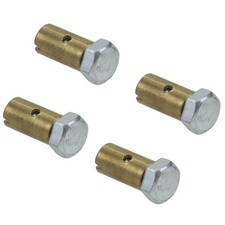 4x Schraubnippel 8x15 mm Bowdenzug Seilzug für Hercules Puch Kreidler Zündapp