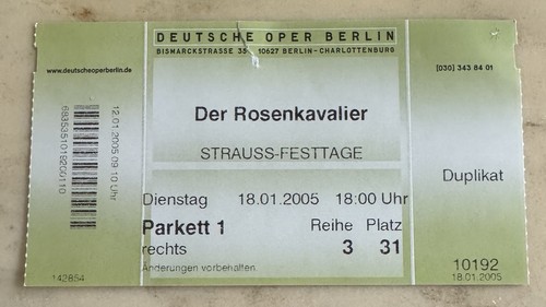 Der rosenkavalier - der,