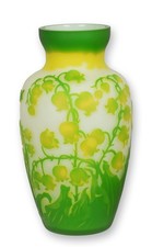 Vase glas galle style - glas, galle-style