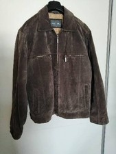 CASA BLANCA Herren Herbst-Winter Velourlederjacke braun Gr.52 NEU!