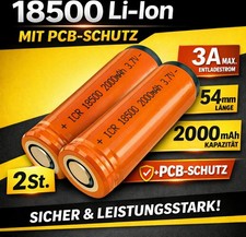 2х Akkuzelle 3,7V 18500