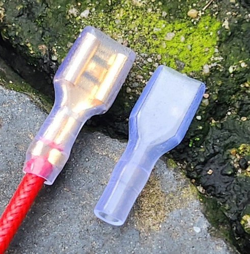 25x kabelschuh tüllen - 6,3,