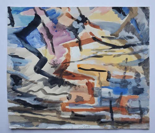 Gemälde aquarell tusche - gemälde,