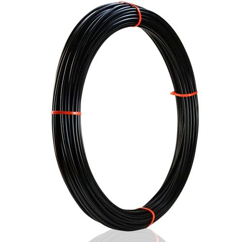 Schwarz alu runddraht 8mm - alu, fi