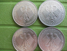 2 DM Münzen Deutsche Mark
