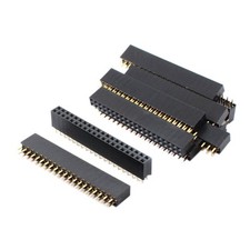 10 stück 2,54mm 2x20 40-Pin Buchse Pin Header Buchse Stecker Streifen Schwarz