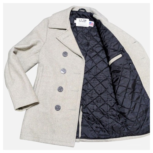 Schott 740n pea coat - pea, 34