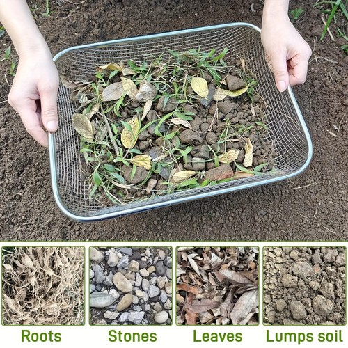 Gartensieb edelstahl bodensieb - gartensieb,