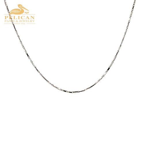 Zoll 14k gold gliederkette - 18,