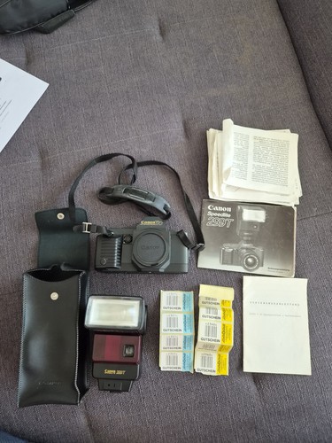 Canon t70 mit blitzlicht 299t - t70,