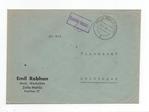 Gebühr bezahlt brief - gebühr,